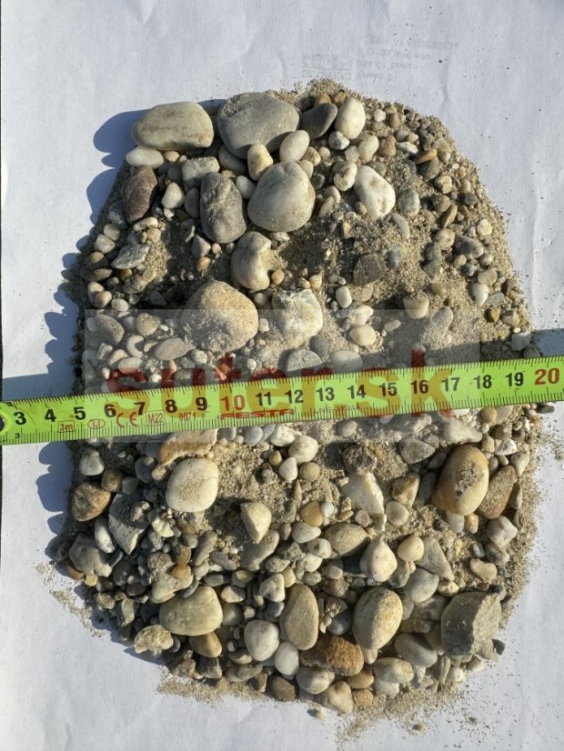 Standard gravel for concrete - balenie: nebalené