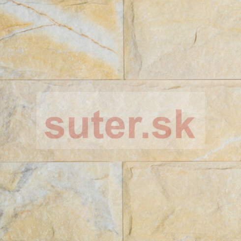 Brickstone SUNLIGHT BS21 kamenný tehličkový obklad, hrúbka 1-2 cm, výška 7,5 cm, dĺžka 30 cm