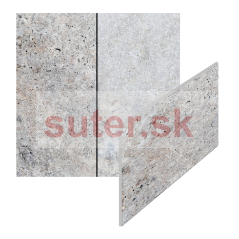 Travertín Antik BLUE SKY ATR73 obklad, hrúbka 1,2 cm, výška 30,5 cm, dĺžka 61 cm