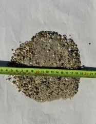 Soft gravel for concrete