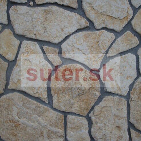 Vápenec ANTIK AV21 obklad / dlažba hrúbka 2-3 cm, priemer 10-30 cm