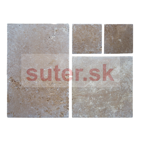 Travertín Antik COFFEE ATR55 mozaika - obklad/dlažba, hrúbka 1,2 cm