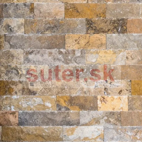 Brickstone WAVE BS98 kamenný tehličkový obklad, hrúbka 2,1 cm, výška 7,62 cm, dĺžka v cm- rôzna