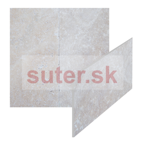 Travertín Antik ATR22 obklad/dlažba, hrúbka 3 cm, výška 30,5 cm, dĺžka 61 cm