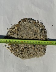Soft gravel for concrete